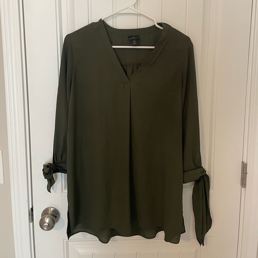 Worthington Olive Green Blouse